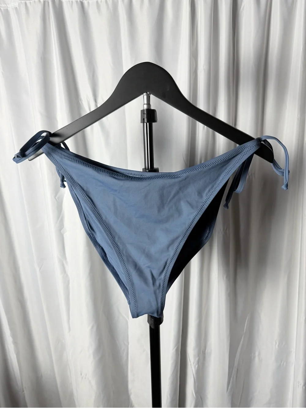 Skims Denim Swim Dippy Tie Bikini Bottom – 2X – Medium Denim Wash – NWT